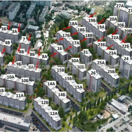 Продам квартиру, Полтавский Шлях ул. , 1  ком., 38.50 м², без внутренних работ