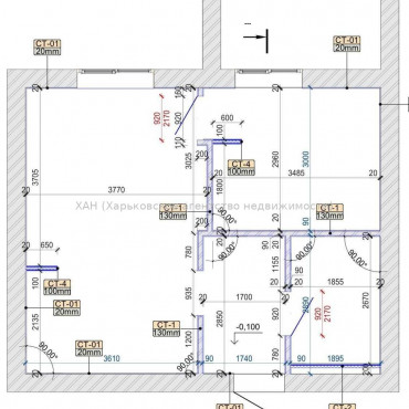 Продам квартиру, Героев Харькова просп. , 1  ком., 49 м², без внутренних работ 