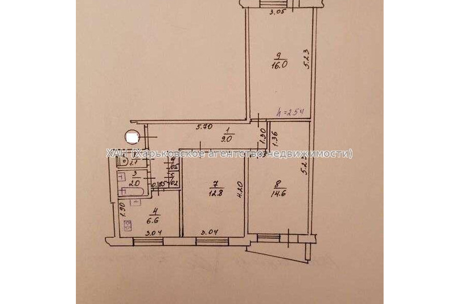 Продам квартиру, Библика ул. , 3  ком., 64 м², капитальный ремонт 