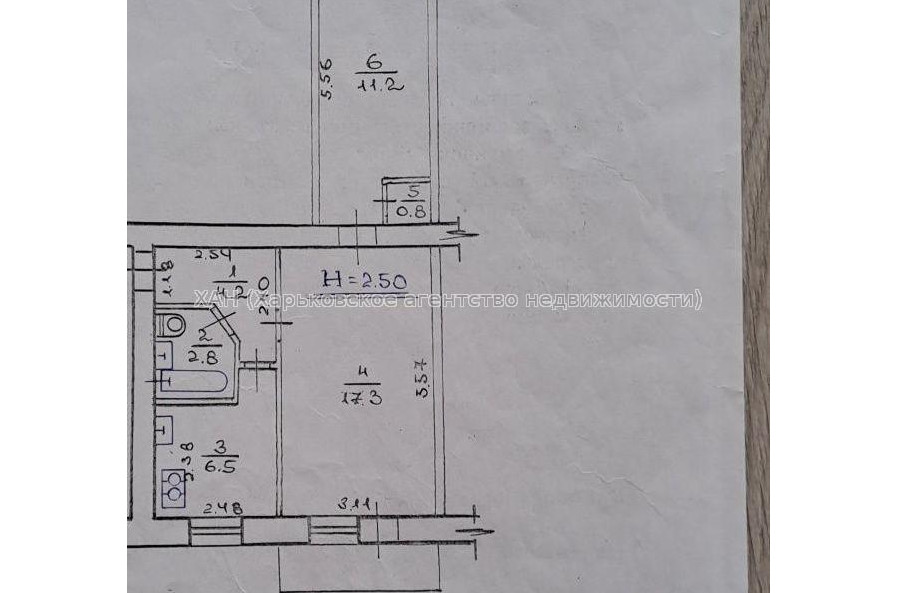 Продам квартиру, Аэрокосмический пр. , 2 кім., 44 м², советский ремонт 