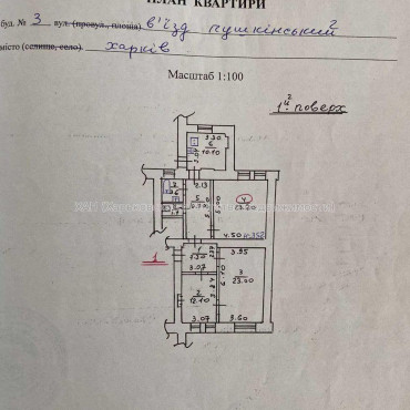 Продам квартиру, Пушкинский въезд , 3  ком., 96 м², евроремонт 
