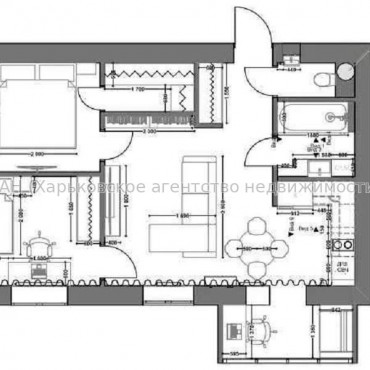 Продам квартиру, Домостроительная ул. , 3  ком., 57 м², частичный ремонт 