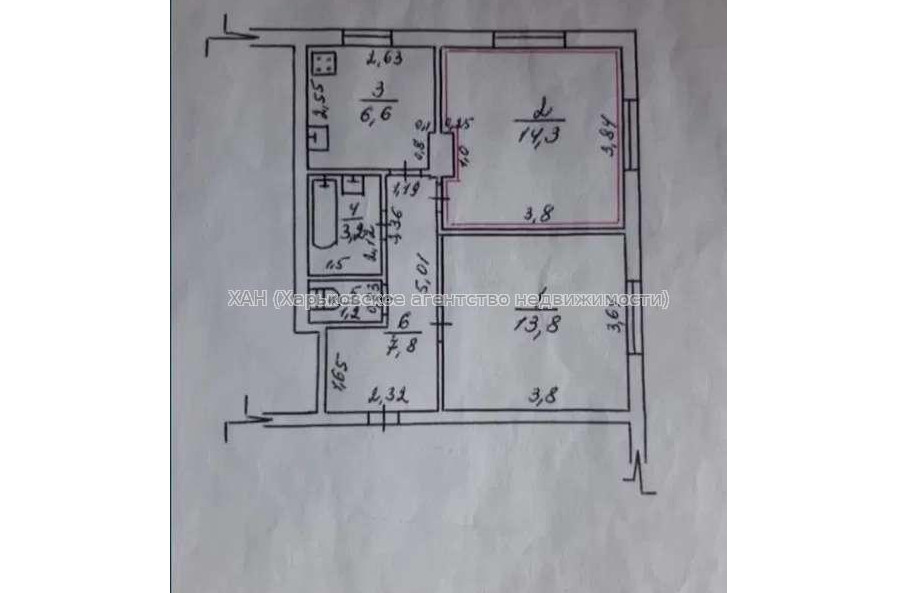 Продам квартиру, Старицкого ул. , 1  ком., 14 м², частичный ремонт 