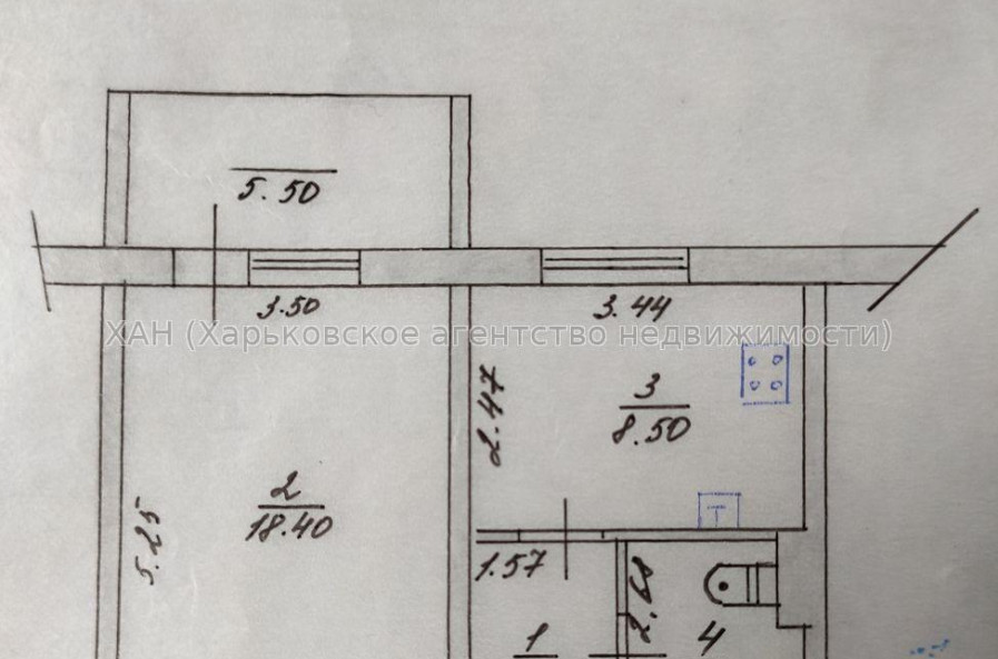 Продам квартиру, Молодежная ул. , 1 кім., 38.30 м², косметический ремонт 