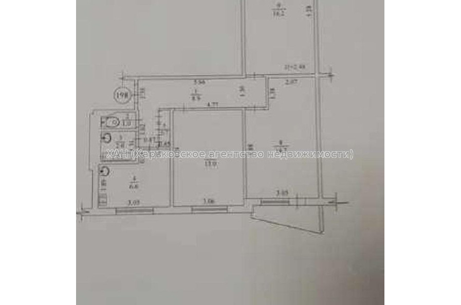 Продам квартиру, Холодногорская ул. , 3 кім., 67 м², частичный ремонт 