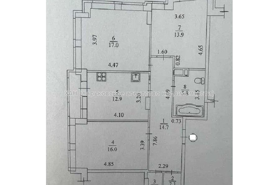 Продам квартиру, Гвардейцев Широнинцев ул. , 3  ком., 87 м², без внутренних работ 