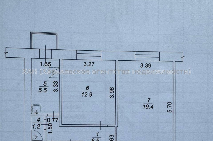 Продам квартиру, Пластичный пер. , 2  ком., 48.40 м², косметический ремонт 