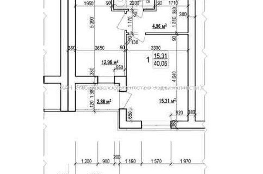 Продам квартиру, Шевченко ул. , 1  ком., 40 м², без внутренних работ 
