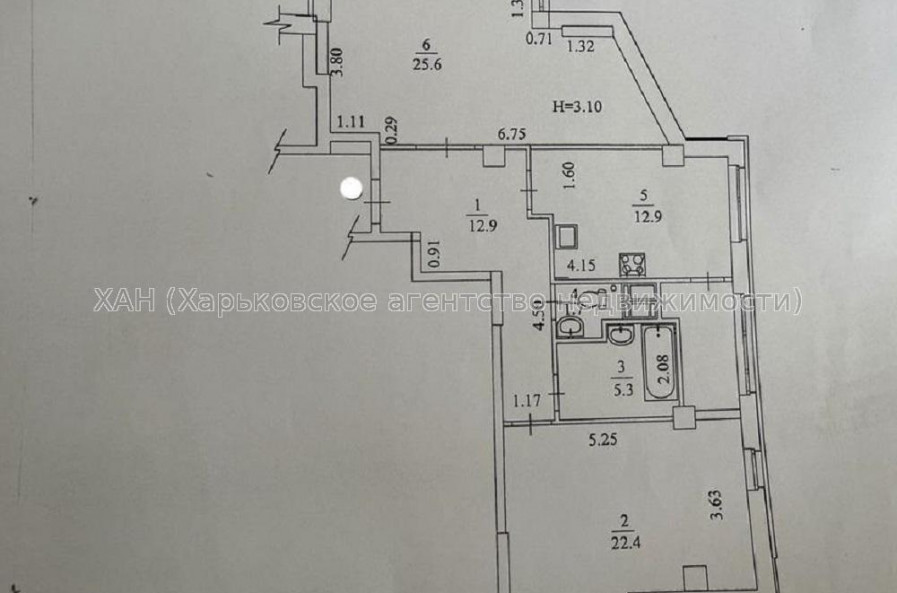 Продам квартиру, Молочная ул. , 3  ком., 85 м², без внутренних работ 