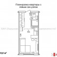 Продам квартиру, Веселая ул. , 1 кім., 18.60 м², без внутренних работ 