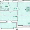 Продам квартиру, Полтавский Шлях ул. , 1 кім., 47 м², евроремонт 