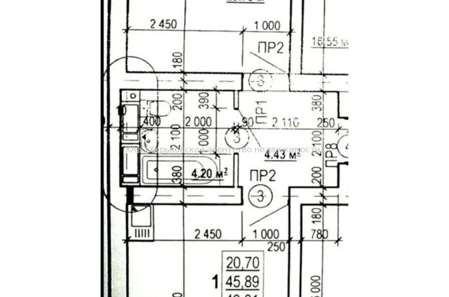 Продам квартиру, Победы просп. , 1 кім., 49 м², евроремонт 