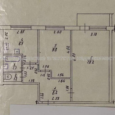 Продам квартиру, Архитекторов ул. , 2 кім., 48 м², косметический ремонт 