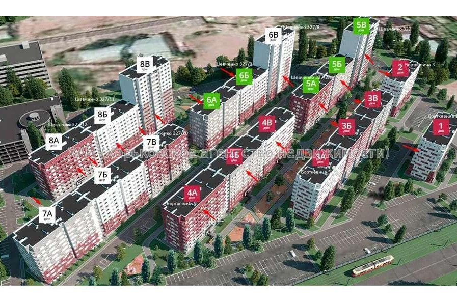 Продам квартиру, Борткевича ул. , 1 кім., 37.15 м², без внутренних работ 