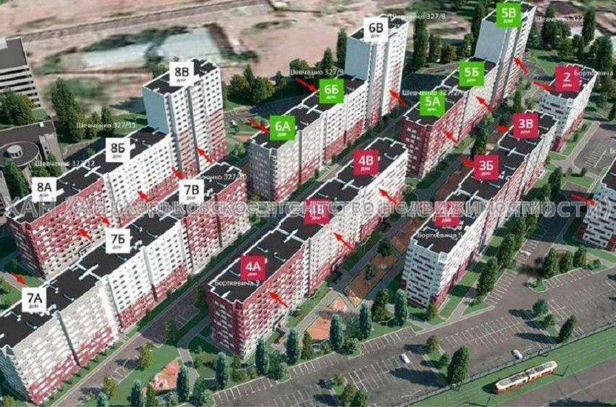 Продам квартиру, Борткевича ул. , 1 кім., 37.15 м², без внутренних работ 