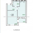 Продам квартиру, Шевченко ул. , 1  ком., 40 м², без внутренних работ 