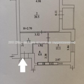 Продам квартиру, Борткевича ул. , 1  ком., 46 м², без внутренних работ