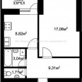 Продам квартиру, Куряжская ул. , 1 кім., 45 м², без внутренних работ 