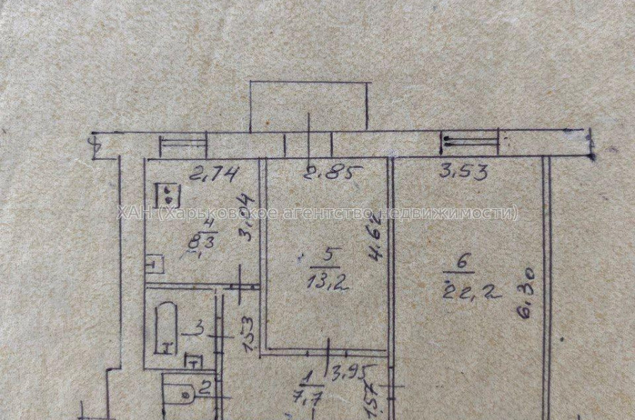 Продам квартиру, Павловская площ. , 2  ком., 56 м², капитальный ремонт 
