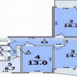 Продам квартиру, Каденюка ул. , 3 кім., 64 м², без внутренних работ