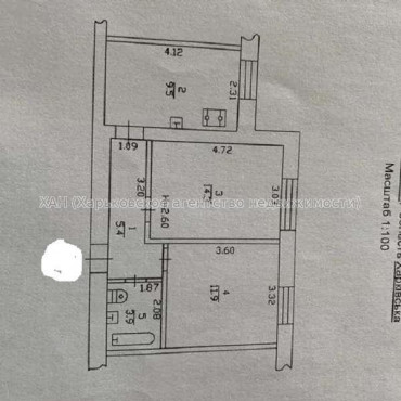 Продам квартиру, Аэрокосмический пр. , 2 кім., 50 м², советский ремонт 