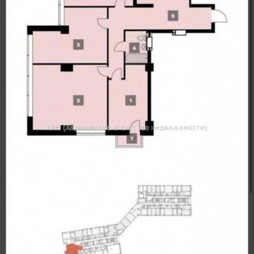 Продам квартиру, Сокольницкая ул. , 3 кім., 99 м², без внутренних работ 