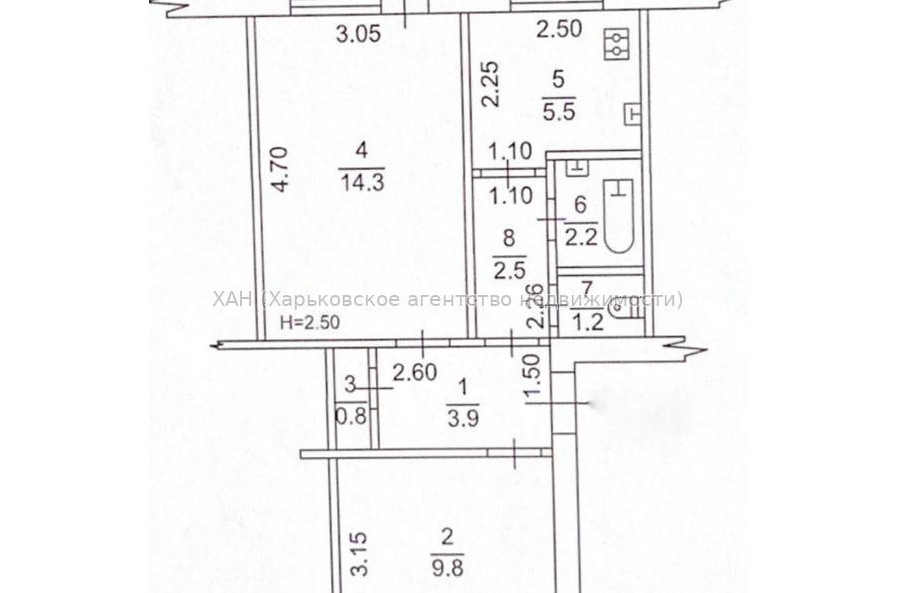 Продам квартиру, Лесопарковский 2-й пер. , 2 кім., 40.90 м², капитальный ремонт 