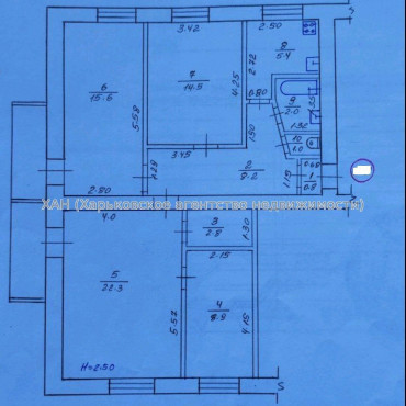 Продам квартиру, Павла Тычины ул. , 3 кім., 89 м², частичный ремонт 
