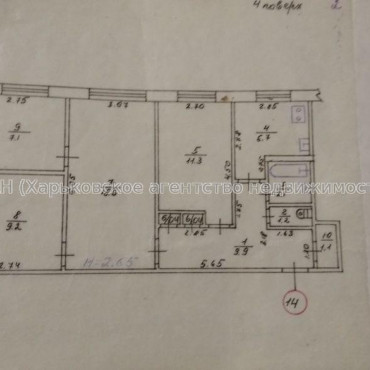Продам квартиру, Славы просп. , 4 кім., 69 м², косметический ремонт 