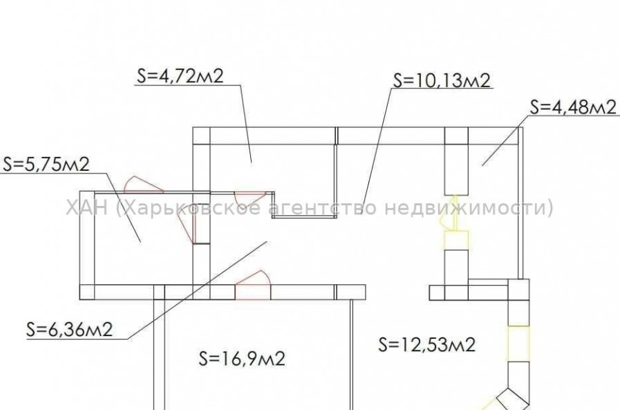 Продам квартиру, Елизаветинская ул. , 2 кім., 59 м², евроремонт 