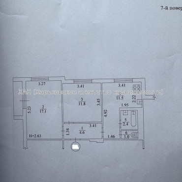 Продам квартиру, Архитекторов ул. , 2 кім., 55 м², косметический ремонт 