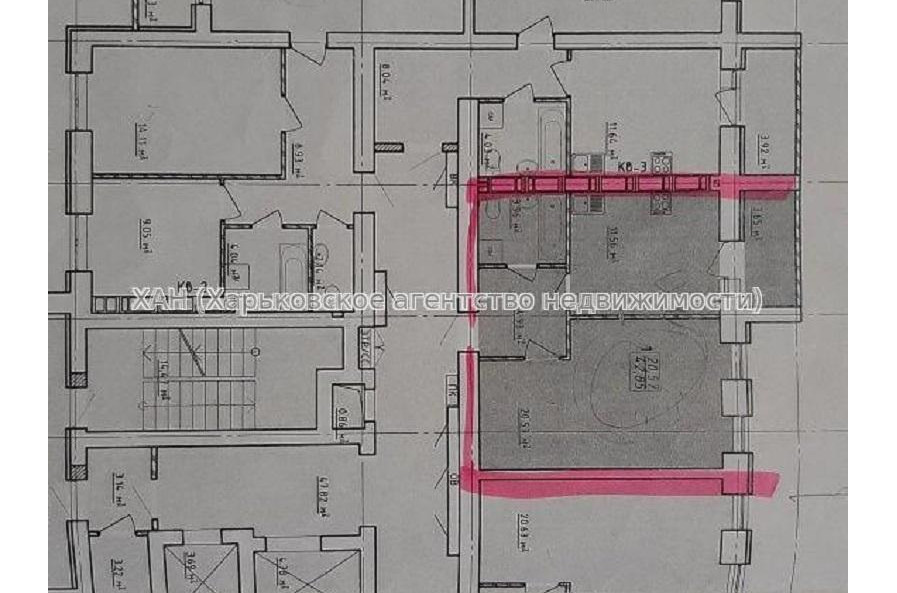 Продам квартиру, Елизаветинская ул. , 1  ком., 42.10 м², без отделочных работ 