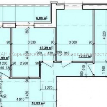 Продам квартиру, Героев Харькова просп. , 3 кім., 82 м², без внутренних работ 