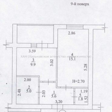 Продам квартиру, Ньютона ул. , 1 кім., 40 м², без внутренних работ 