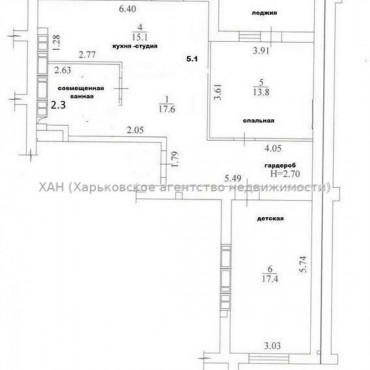 Продам квартиру, Льва Ландау просп. , 3 кім., 73 м², без отделочных работ 