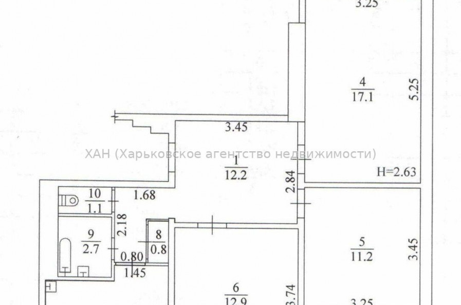 Продам квартиру, Гвардейцев Широнинцев ул. , 3  ком., 70 м², косметический ремонт 
