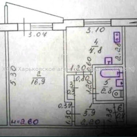 Продам квартиру, Гвардейцев Широнинцев ул. , 1 кім., 33 м², советский ремонт