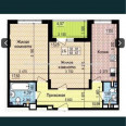 Продам квартиру, Льва Ландау просп. , 2 кім., 64.50 м², без внутренних работ 