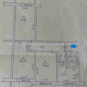 Продам квартиру, Станислава Партали ул. , 3 кім., 66.30 м², косметический ремонт 