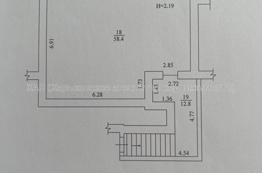 Продам нежилую недвижимость, офис в многоквартирном доме , 4  ком., 71.20 м², без внутренних работ 