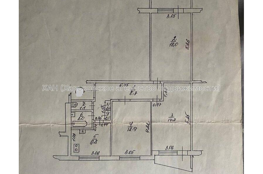 Продам квартиру, Новгородская ул. , 3  ком., 67.40 м², без ремонта 