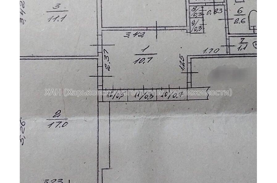 Продам квартиру, Гарибальди ул. , 3 кім., 68.80 м², косметический ремонт 