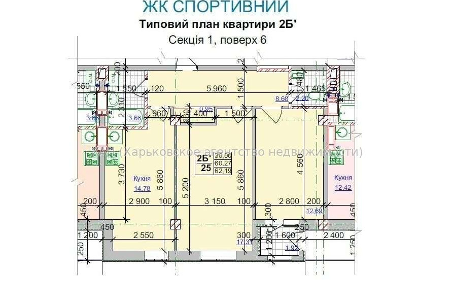 Продам квартиру, Братьев Гипиков ул. , 2 кім., 63 м², без ремонта 