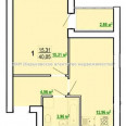 Продам квартиру, Шевченко ул. , д. 327/6, корп. 2 , 1  ком., 40 м², без ремонта 