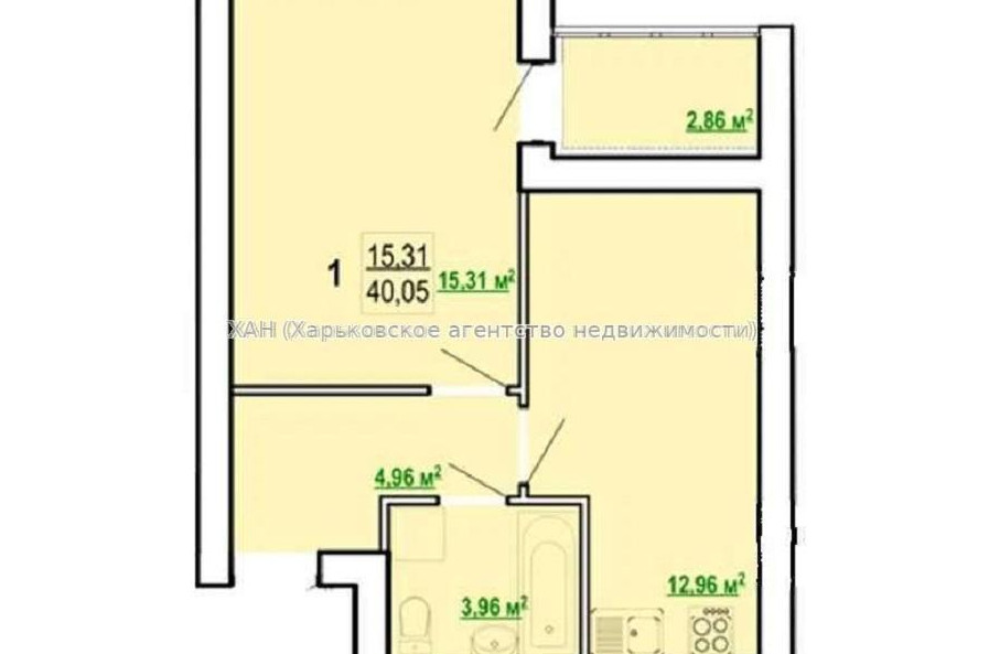 Продам квартиру, Шевченко ул. , д. 327/6, корп. 2 , 1  ком., 40 м², без ремонта 