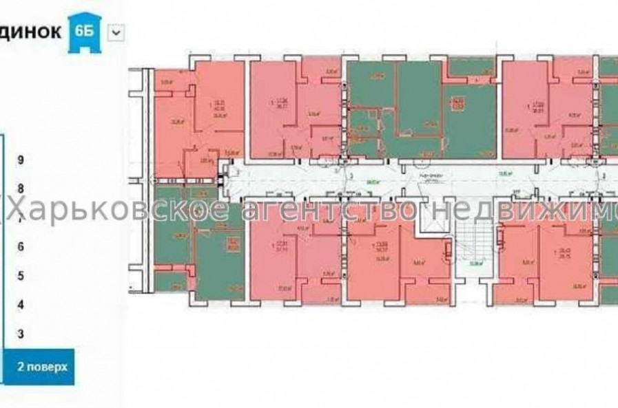 Продам квартиру, Шевченко ул. , д. 327/6, корп. 2 , 1 кім., 40 м², без ремонта 