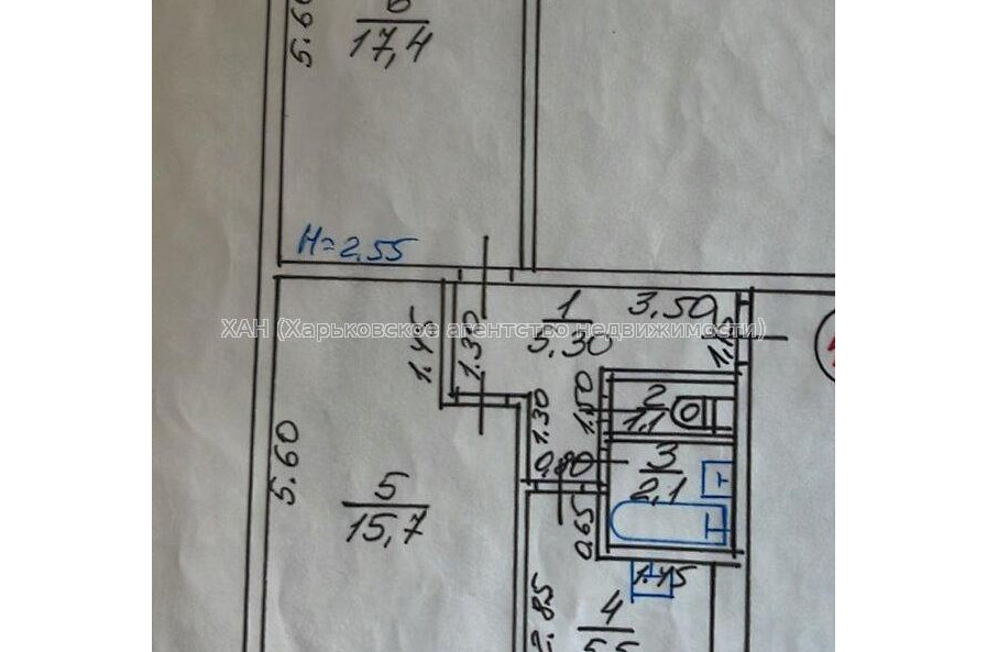 Продам квартиру, Светлая ул. , 2  ком., 50 м², капитальный ремонт 