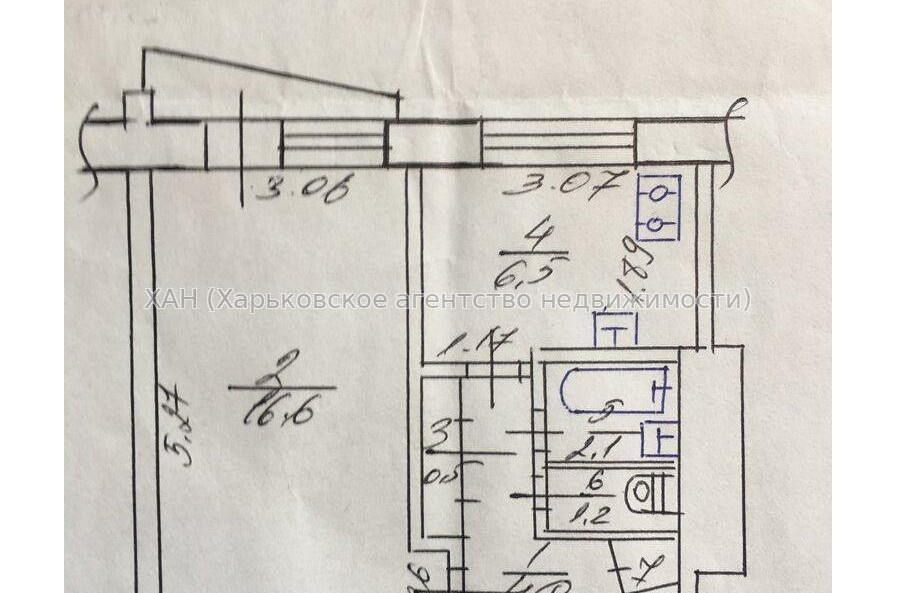 Продам квартиру, Тракторостроителей просп. , 1  ком., 32.30 м², капитальный ремонт 