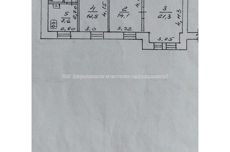 Продам квартиру, Конституции площ. , 3 кім., 76 м², косметический ремонт 