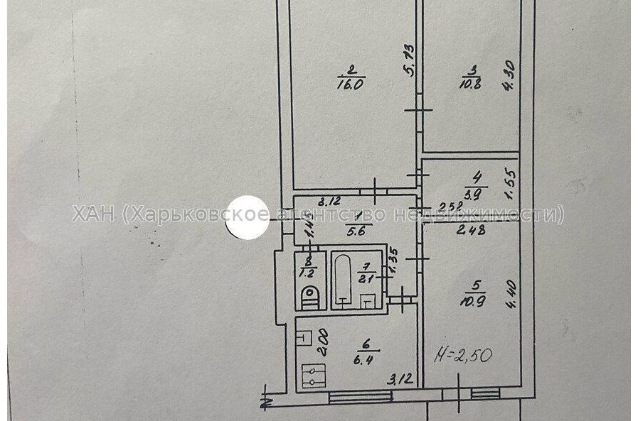 Продам квартиру, Деревянко ул. , 3  ком., 57.70 м², советский ремонт 